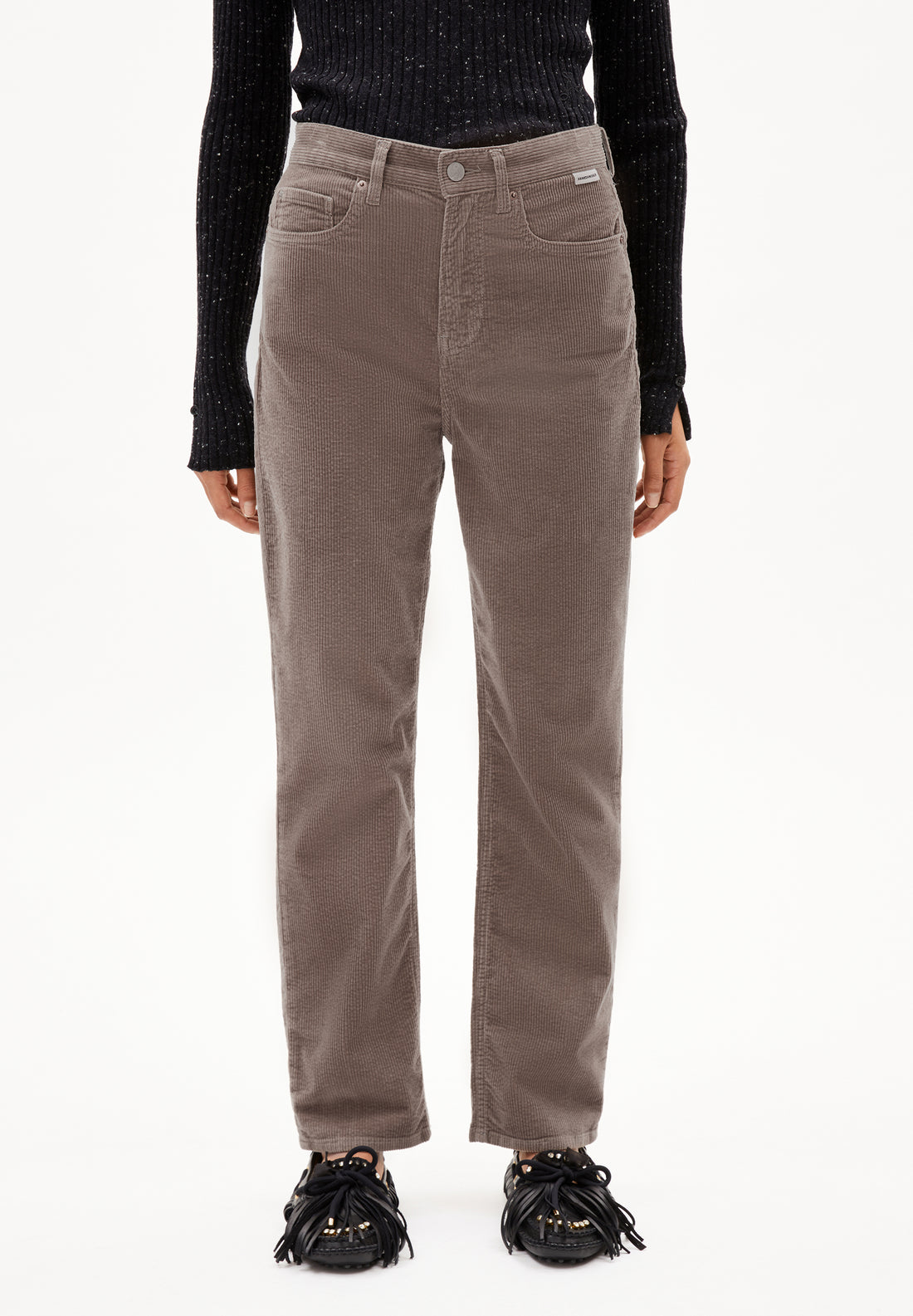 Aaikala High Corduroy Pant – Walnut Cream