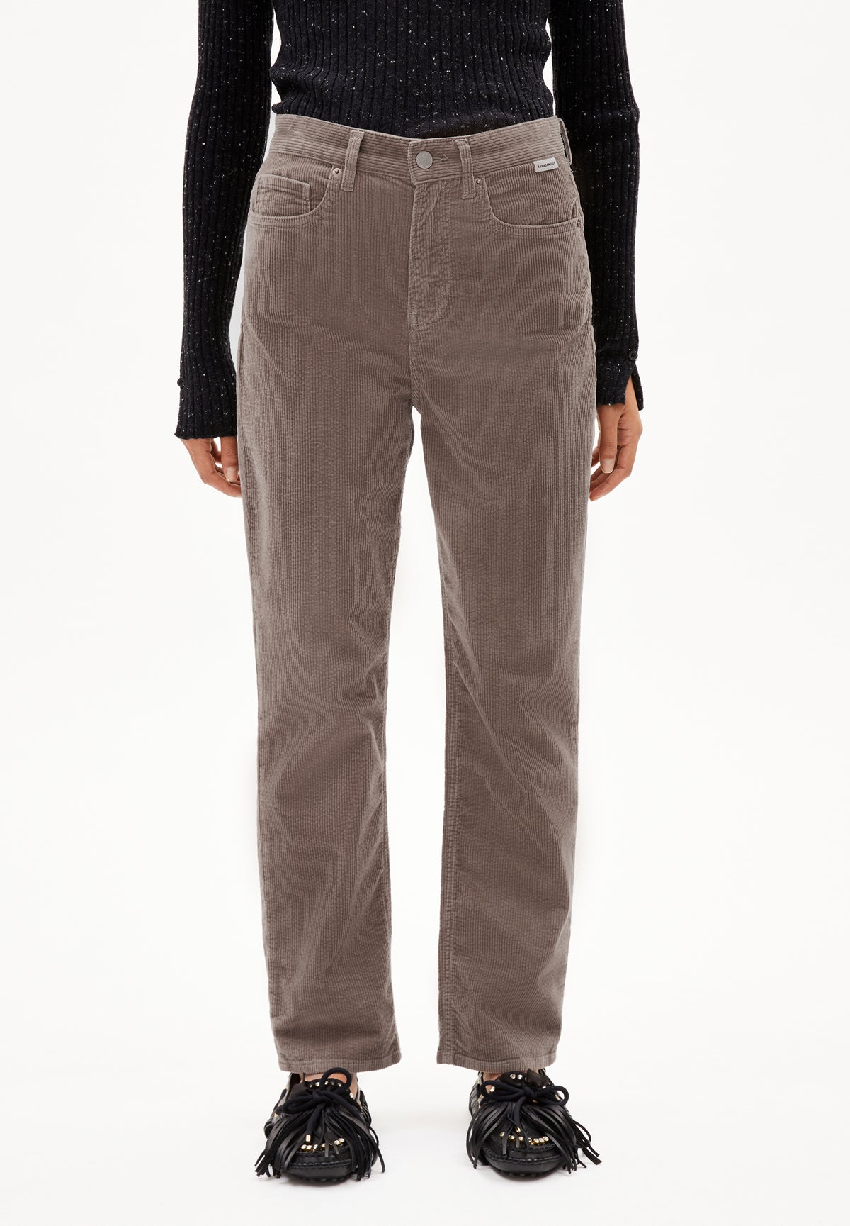 Aaikala High Corduroy Pant – Walnut Cream
