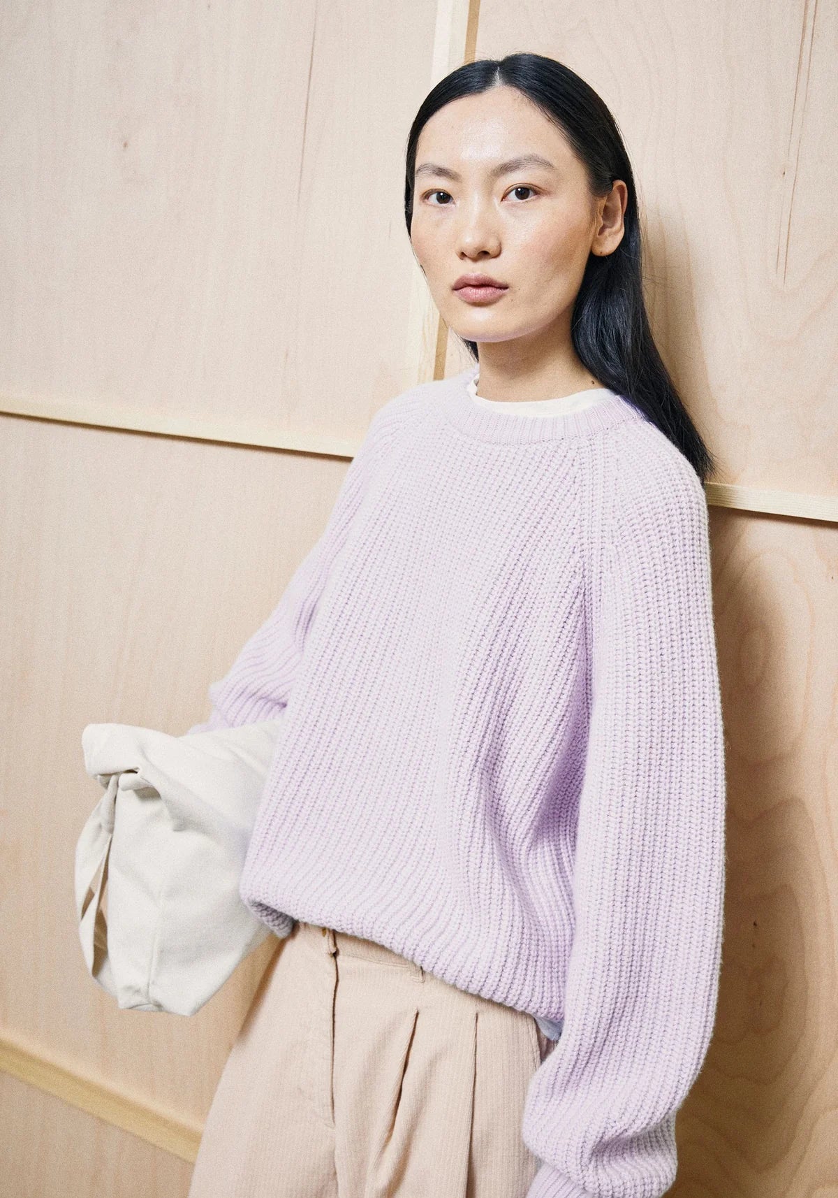 RIB KNIT SWEATER