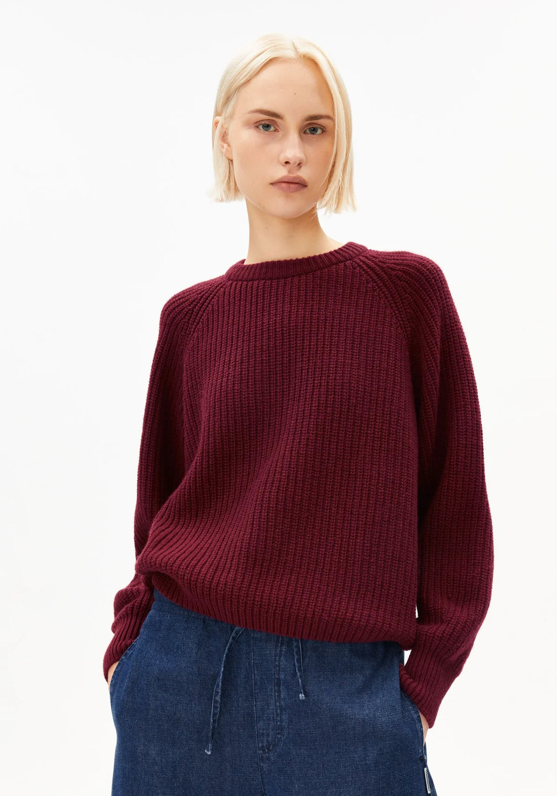 RIB KNIT SWEATER