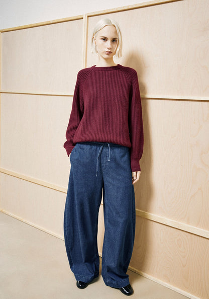 RIB KNIT SWEATER