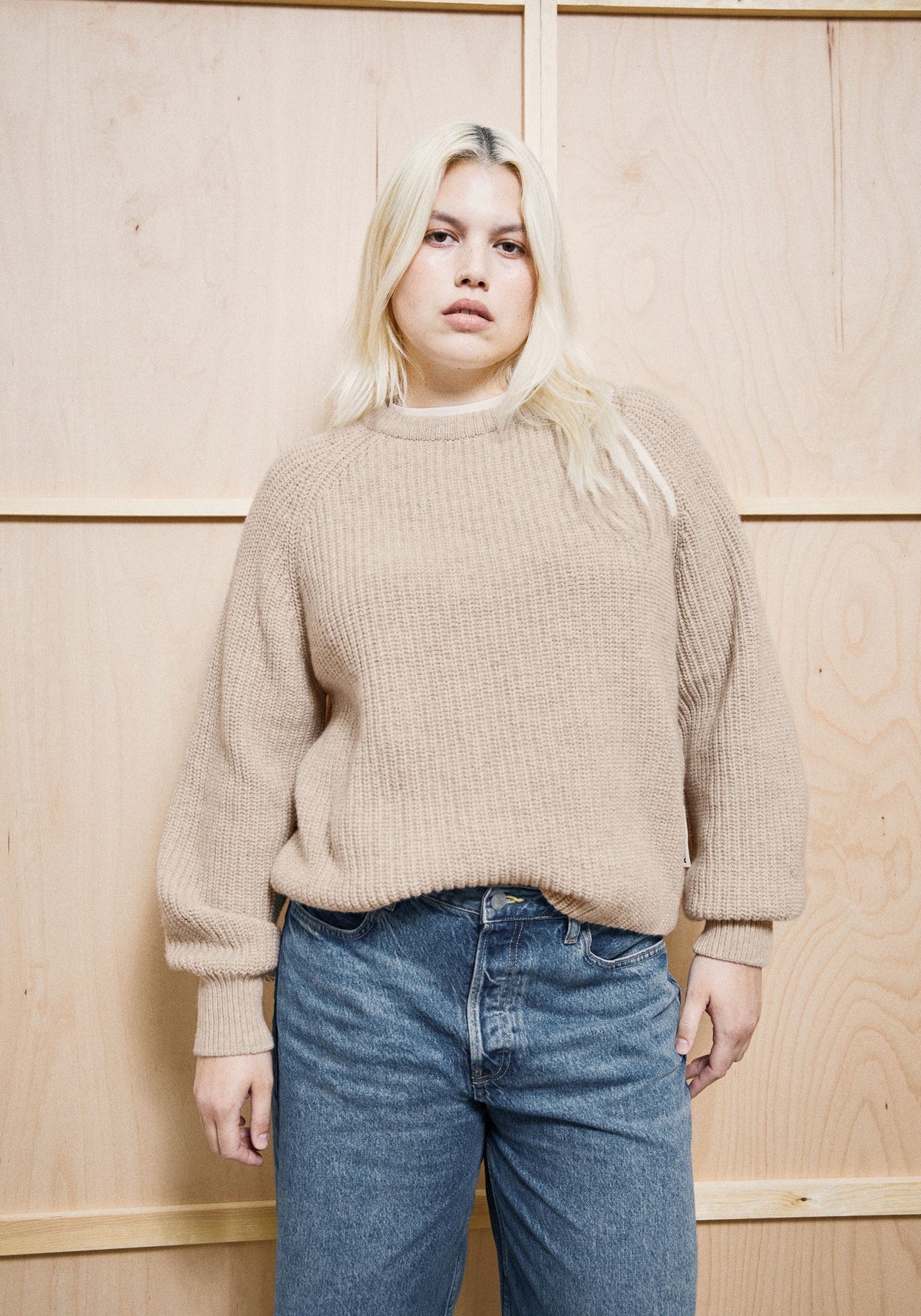 RIB KNIT SWEATER