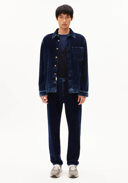 MAAKX INDIGO CORDHOSE aus Bio-Baumwolle