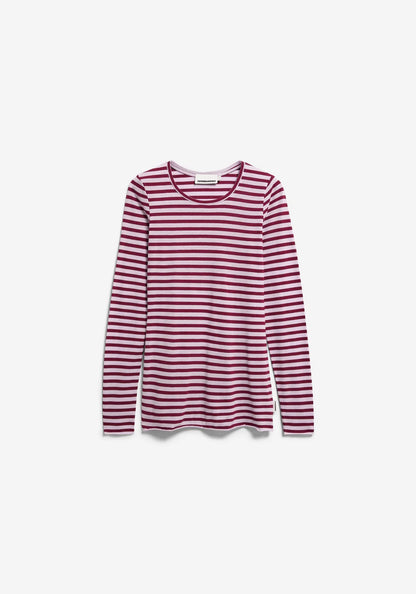 EINIAARA GESTREIFTES LANGARMSHIRT 100% Bio-Baumwolle