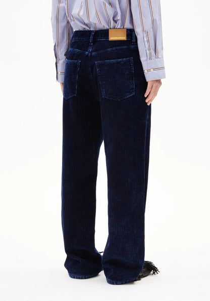 HAAYI INDIGO CORD Webose aus Bio-Baumwolle