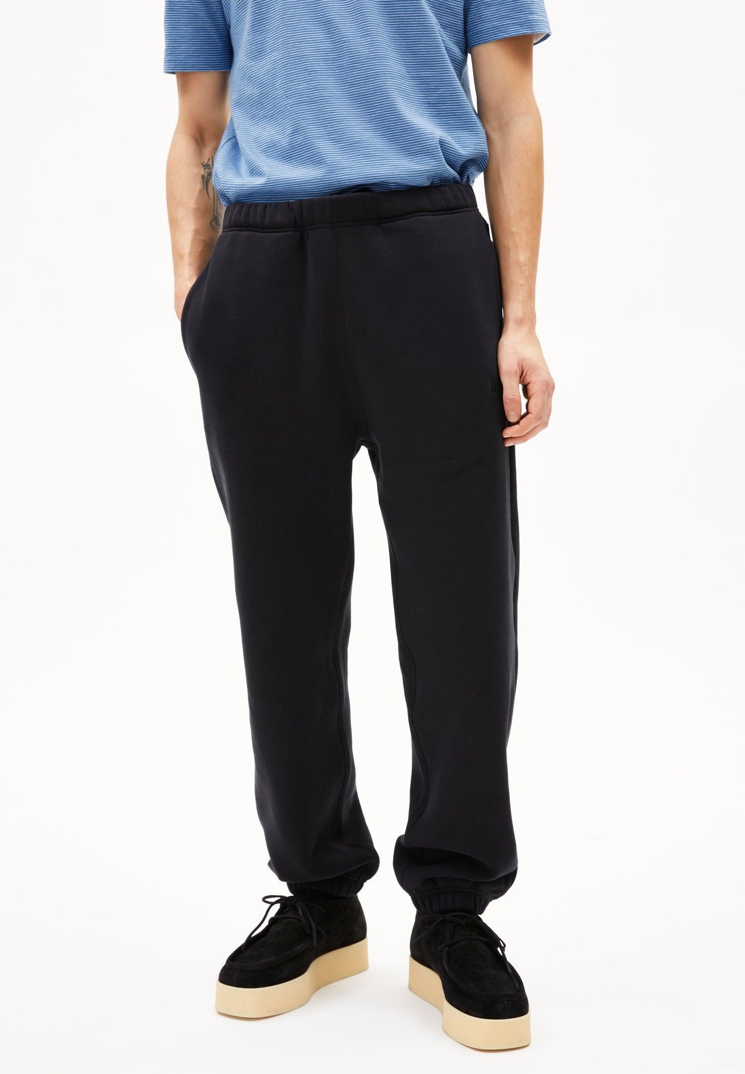 BAASTI FLEECE Hose Sweat Solid balck