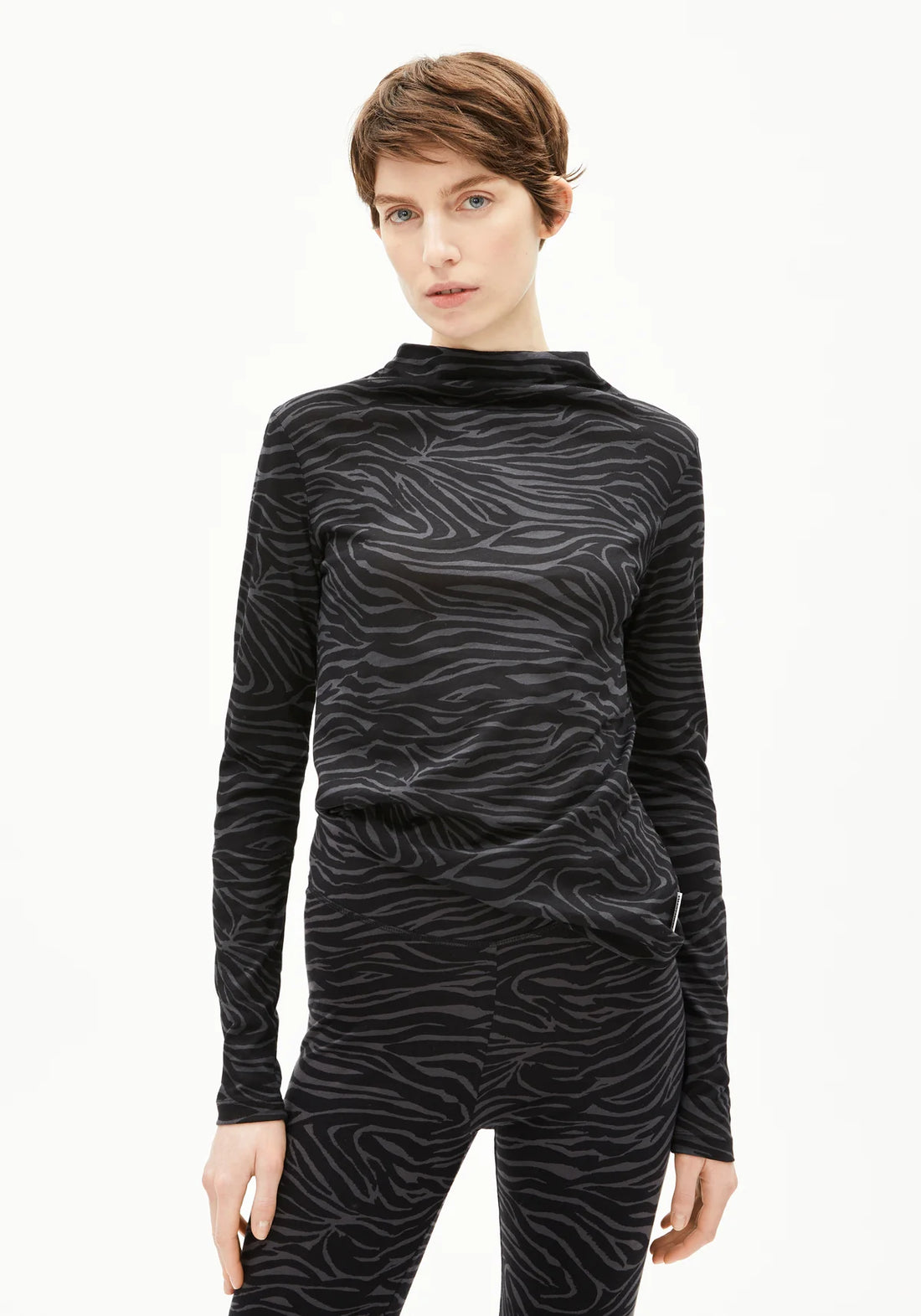 CALUNAA ZEBRARAA Longsleeve aus Bio-Baumwolle