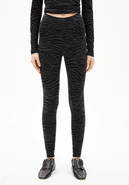 FARIBAA ZEBRARAA  Leggings aus Bio-Baumwoll Mix
