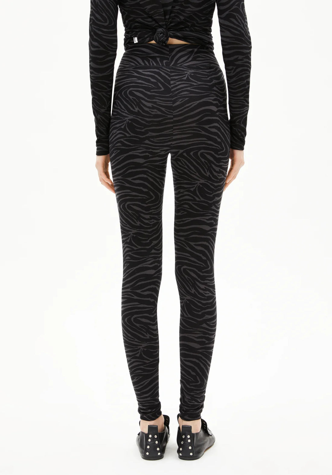 FARIBAA ZEBRARAA  Leggings aus Bio-Baumwoll Mix