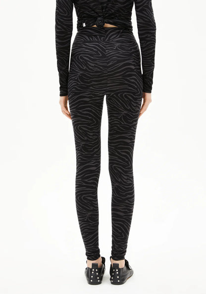 FARIBAA ZEBRARAA  Leggings aus Bio-Baumwoll Mix