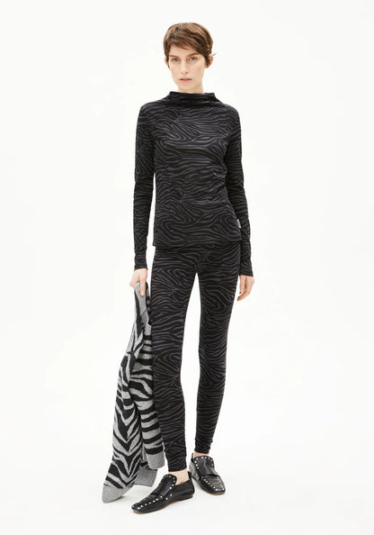 FARIBAA ZEBRARAA  Leggings aus Bio-Baumwoll Mix