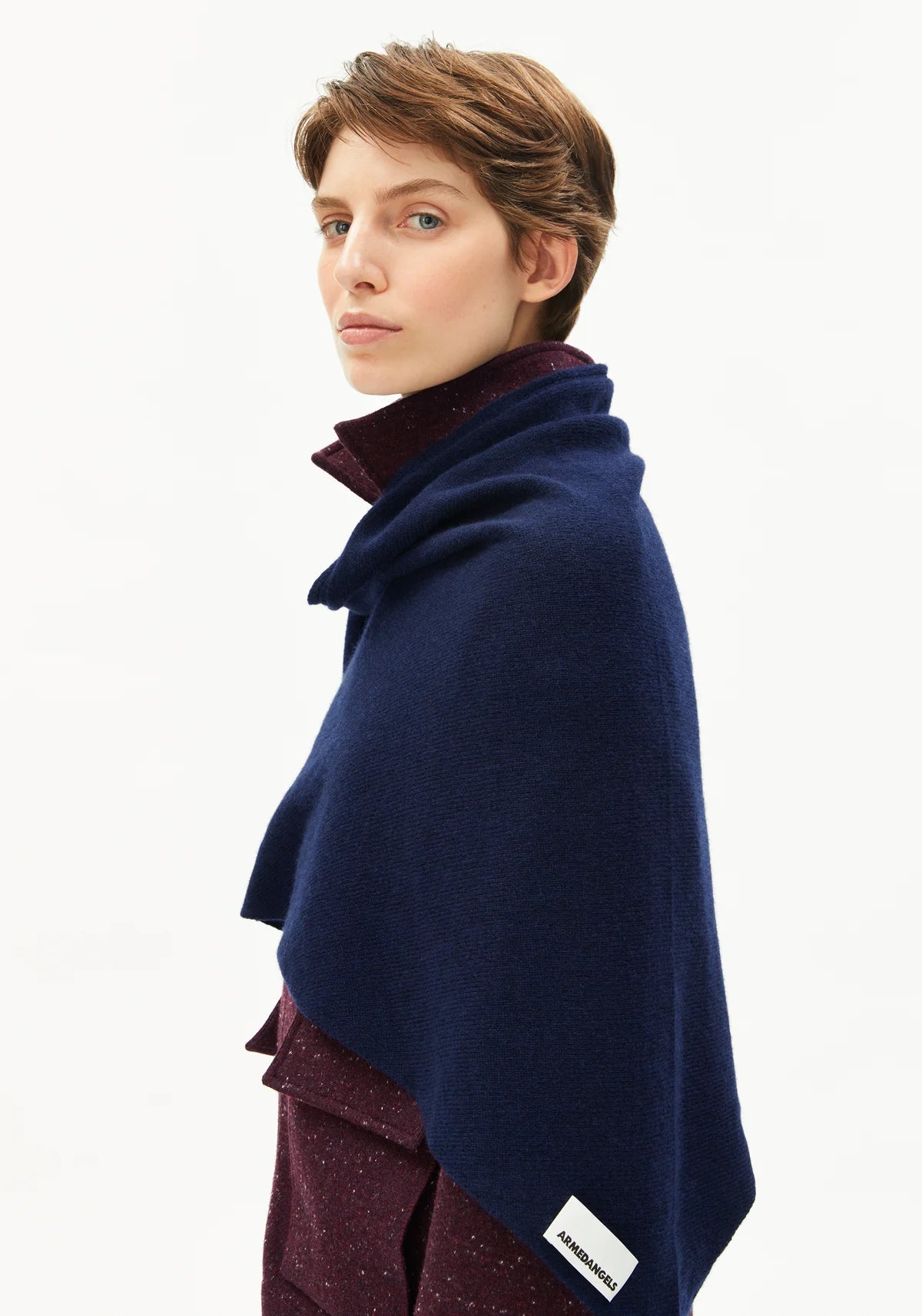 BRYANAA  Schal aus Mohair-Woll Mix