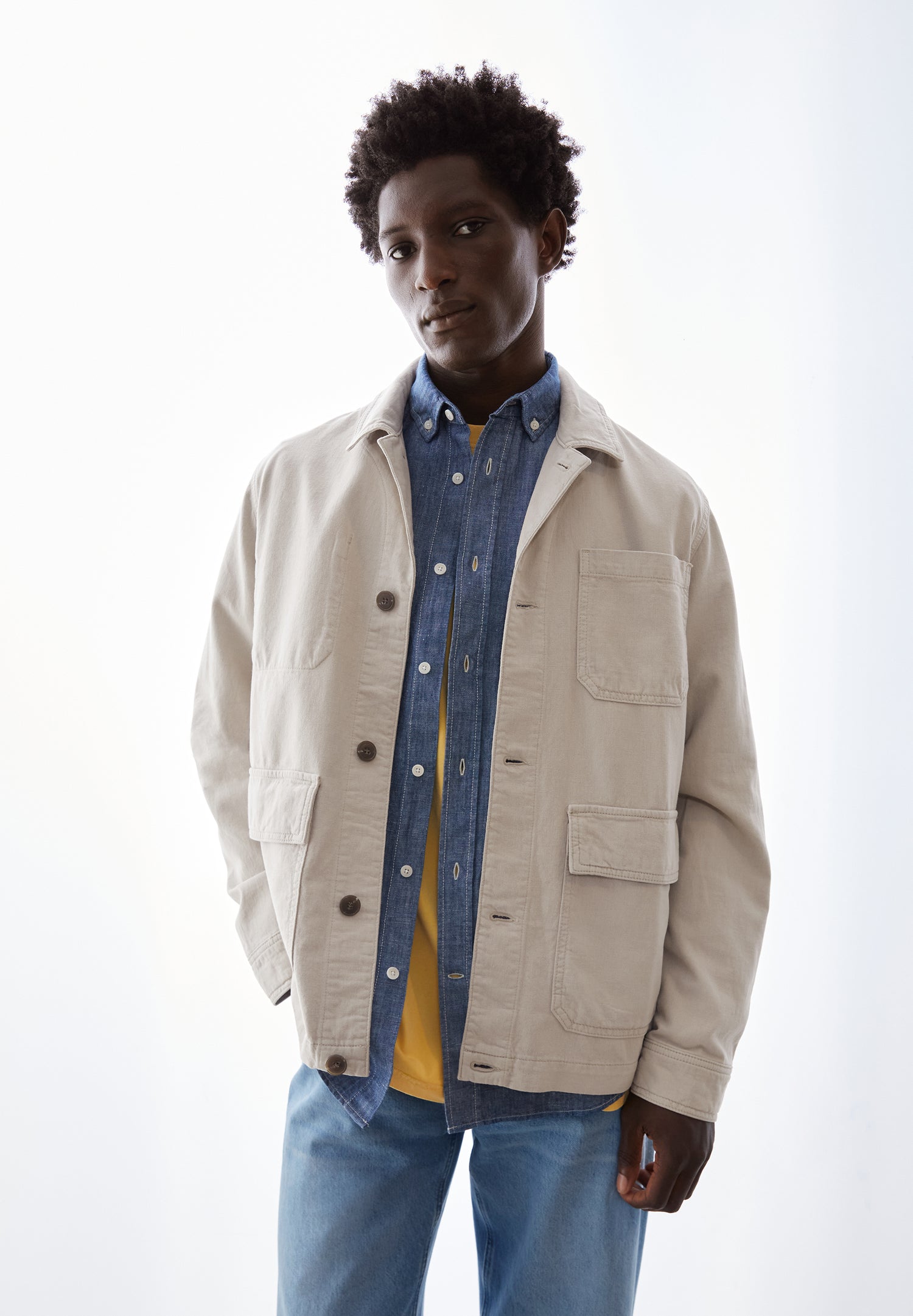 COTTON LINEN JACKET