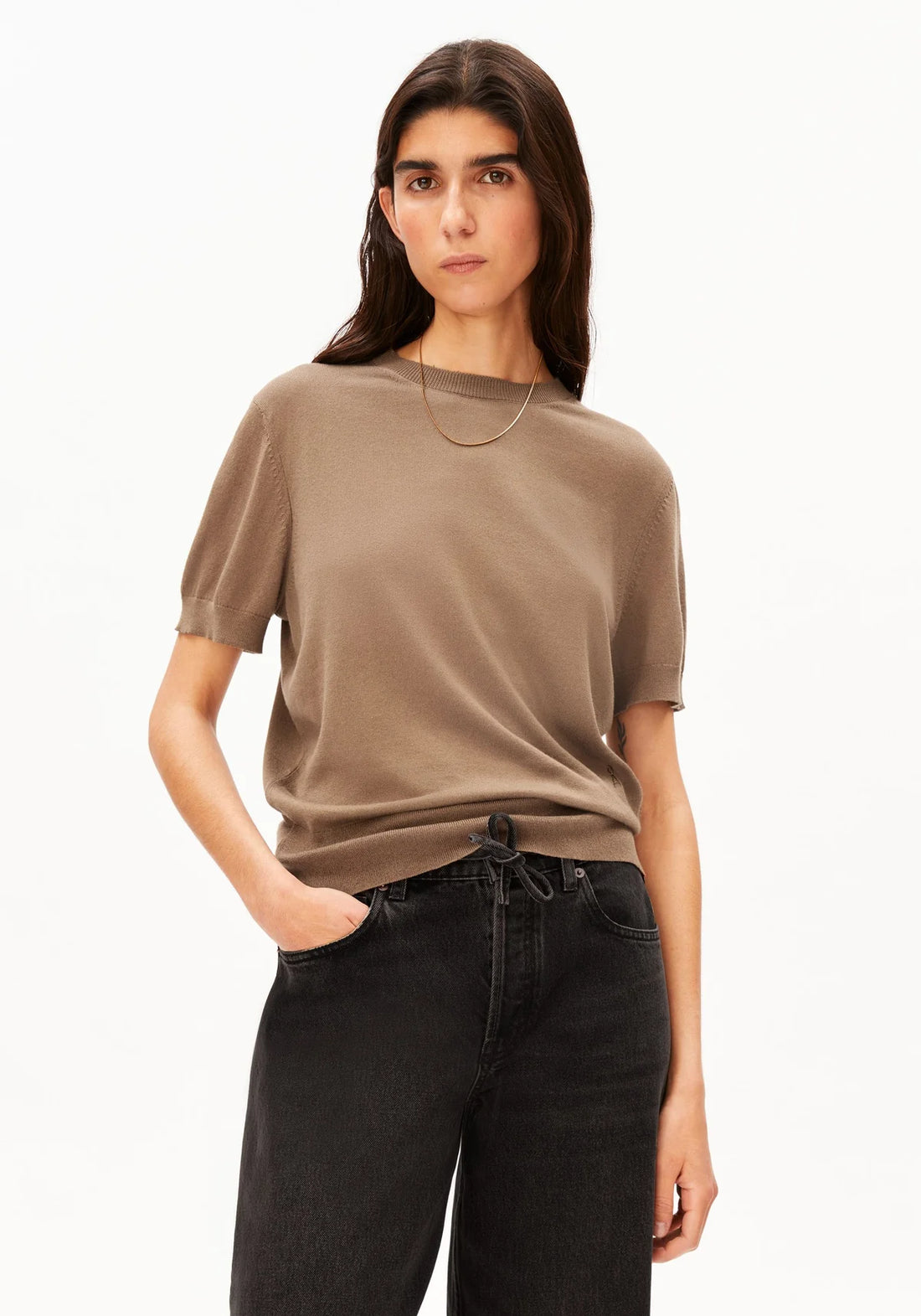 FINE S SL KNIT SWEATER