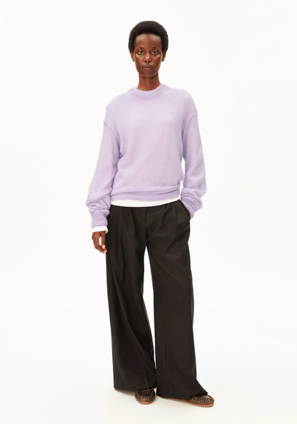 MOHAIR-MIX STRICKPULLOVER Mohair-Woll-Mix