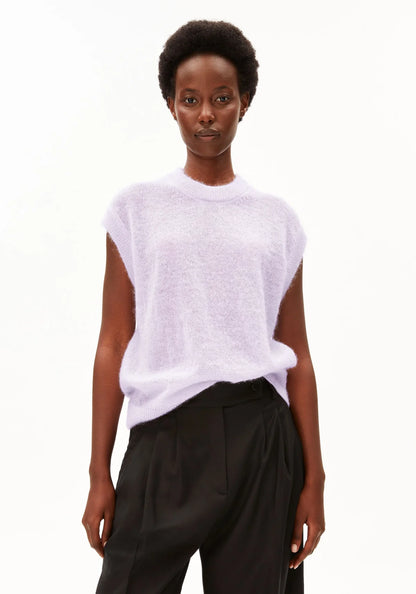 MOHAIR BLEND KNIT VEST