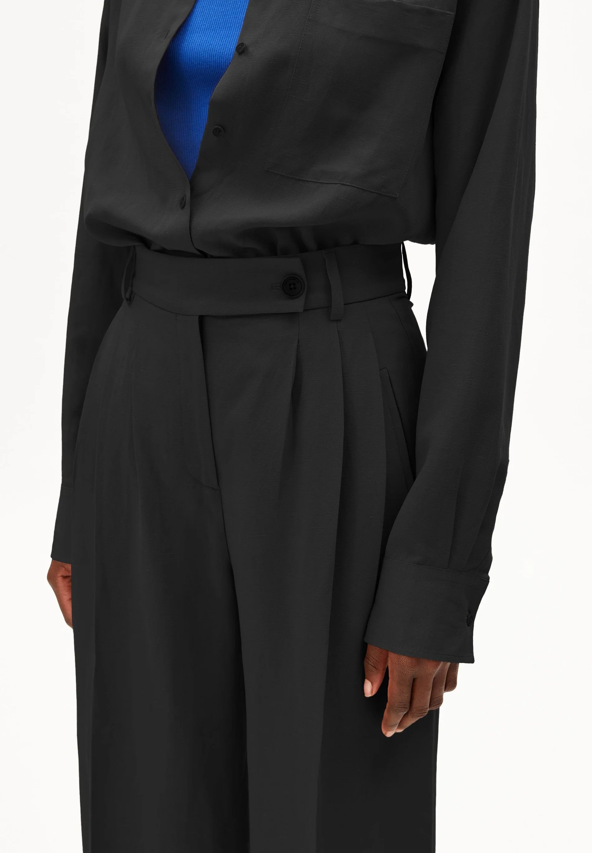 KAAYUA Leinenhose – Wide Leg mit High Waist aus ECOVERO™ Leinen