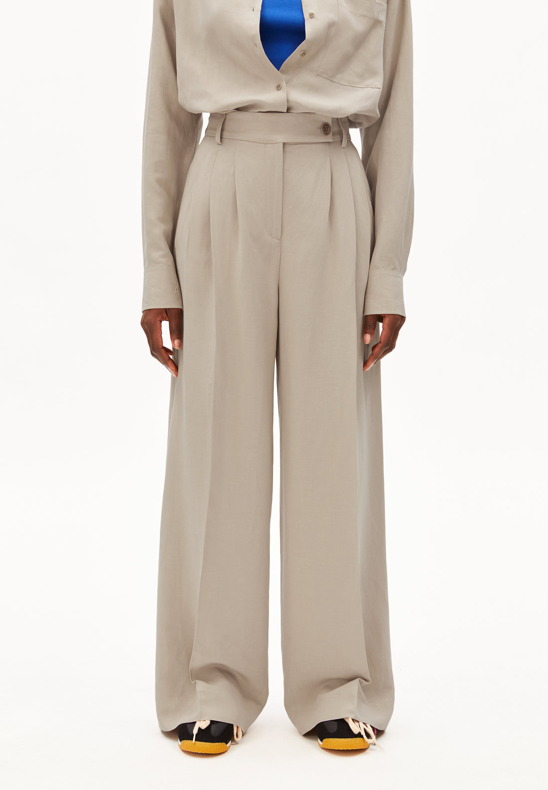 KAAYUA Leinenhose – Wide Leg mit High Waist aus ECOVERO™ Leinen