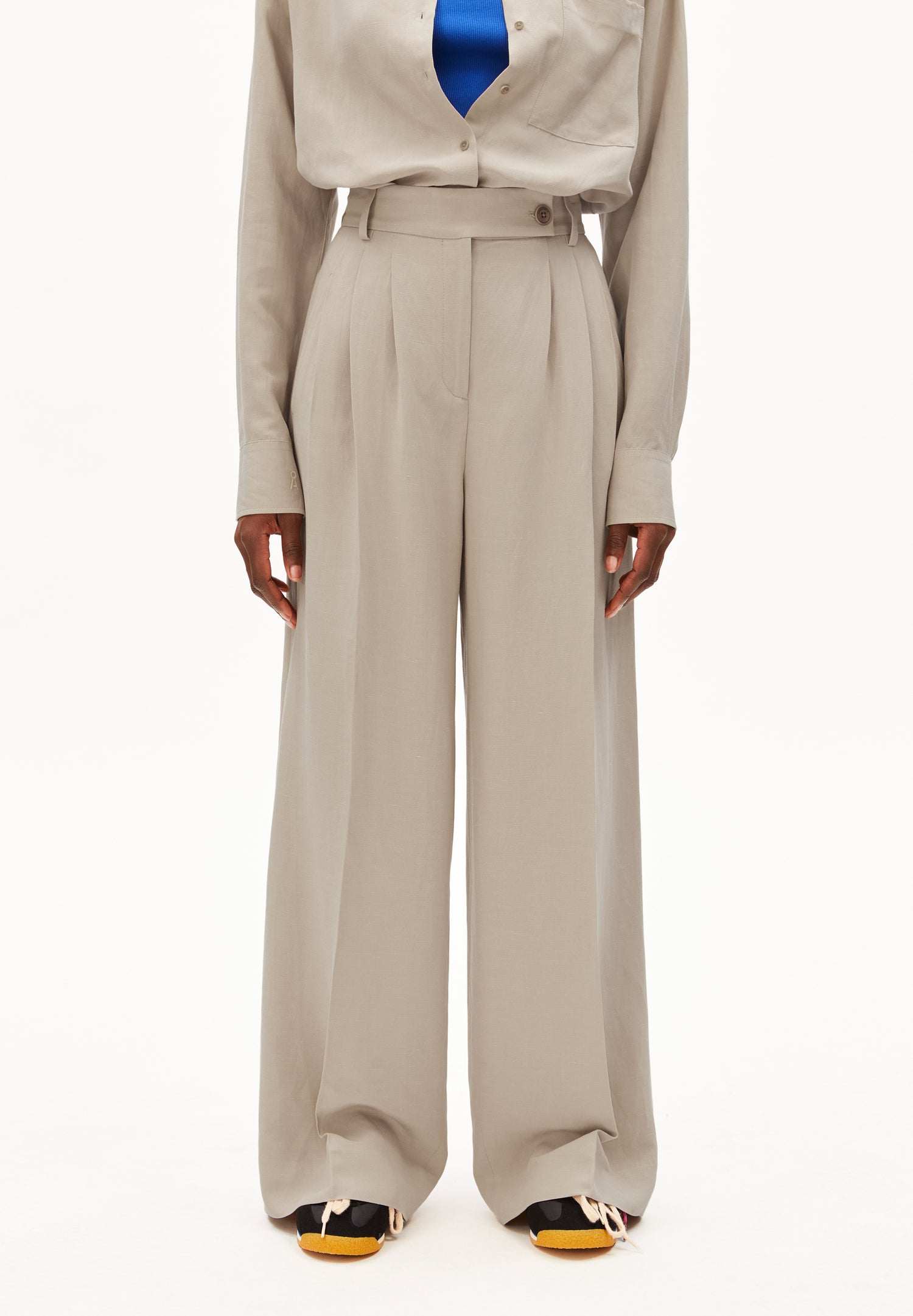 KAAYUA Leinenhose – Wide Leg mit High Waist aus ECOVERO™ Leinen