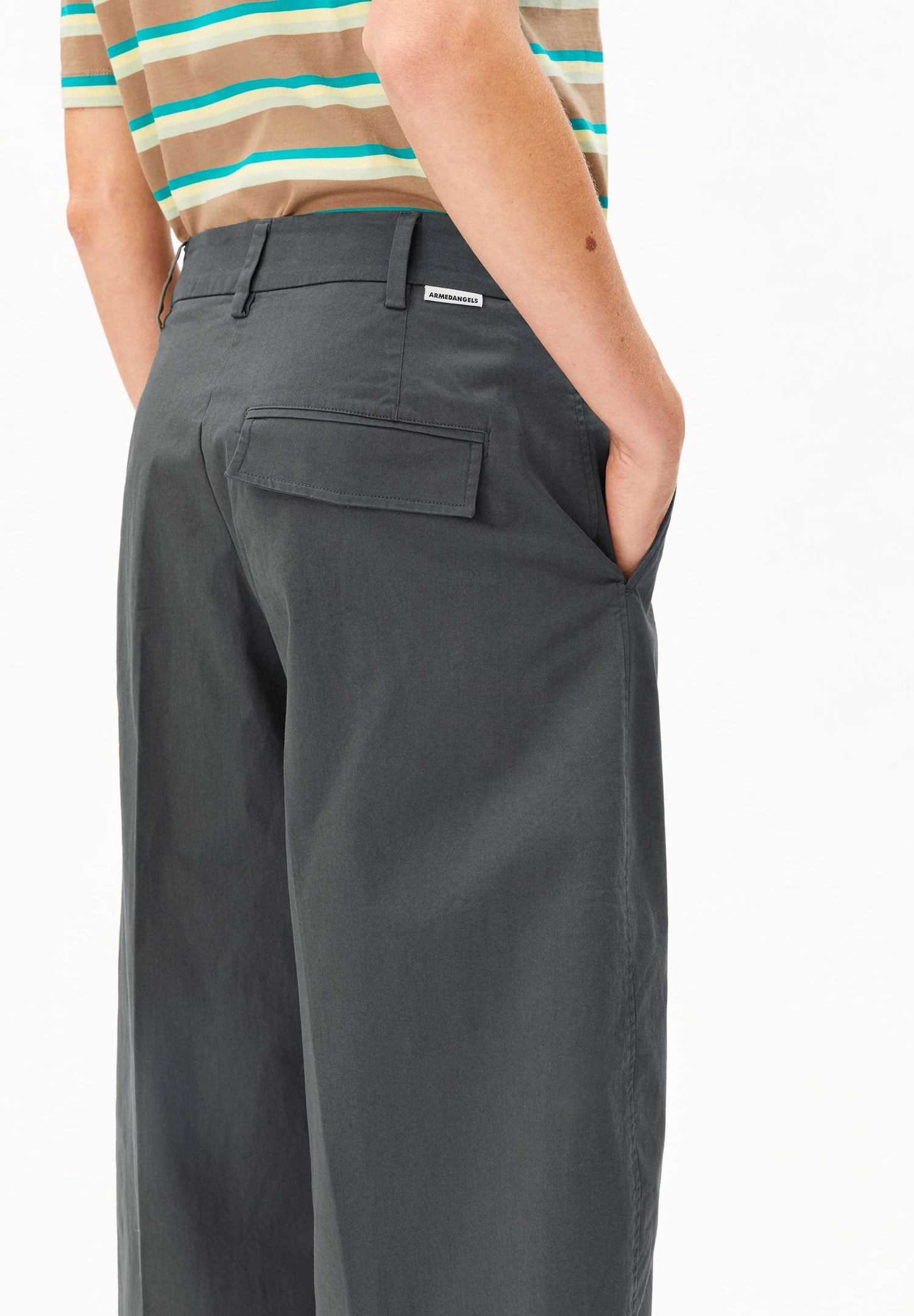 Barrel Leg Twillhose – Bio-Baumwoll Mix