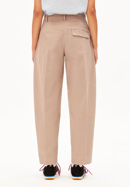 BARREL LEG TWILL PANT aus Bio Baumwolle