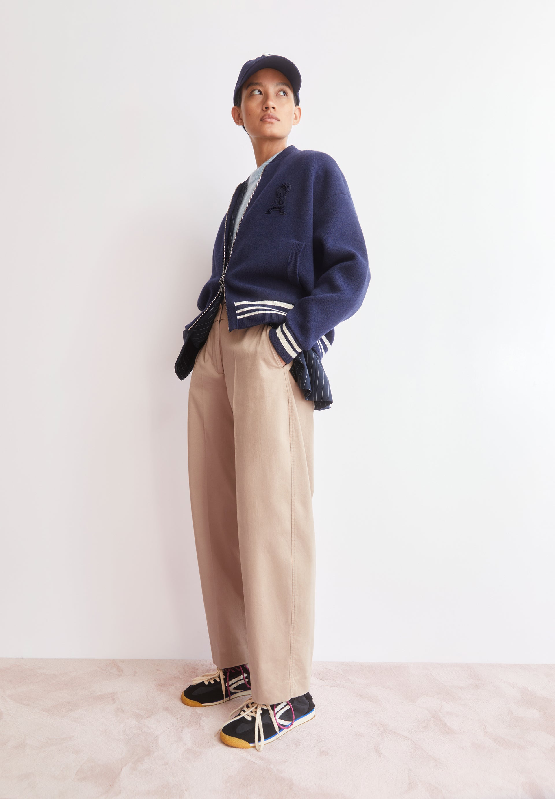 BARREL LEG TWILL PANT aus Bio Baumwolle
