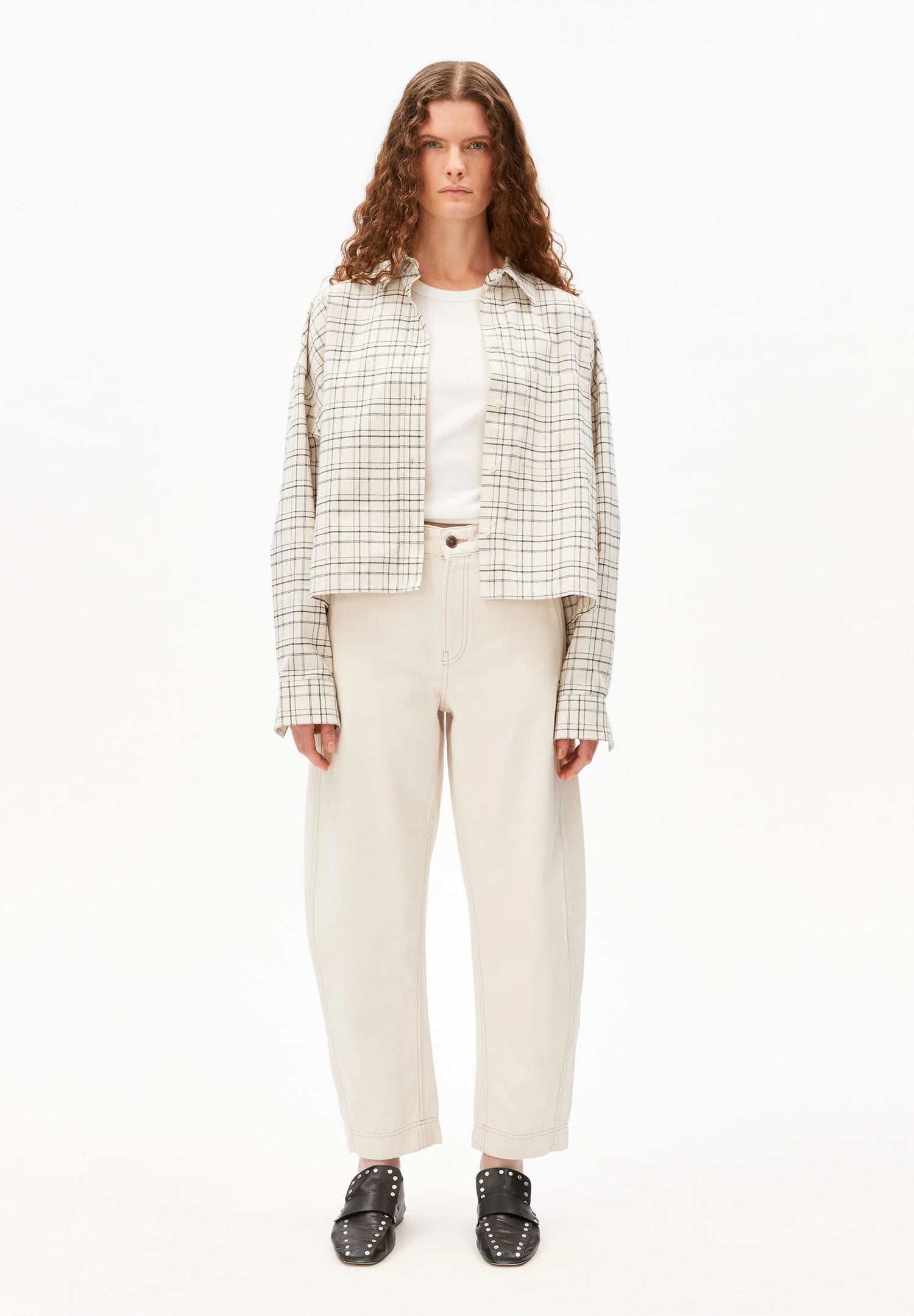 Workwear Canvas Hose aus Bio-Baumwolle – Barrel Leg