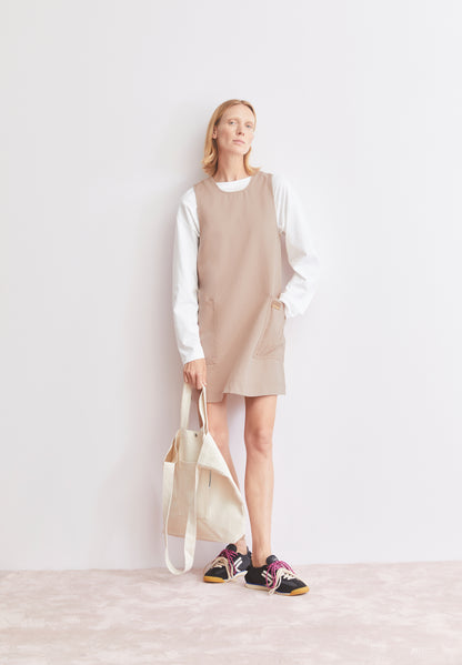 WORKWEAR CANVAS MINI DRESS