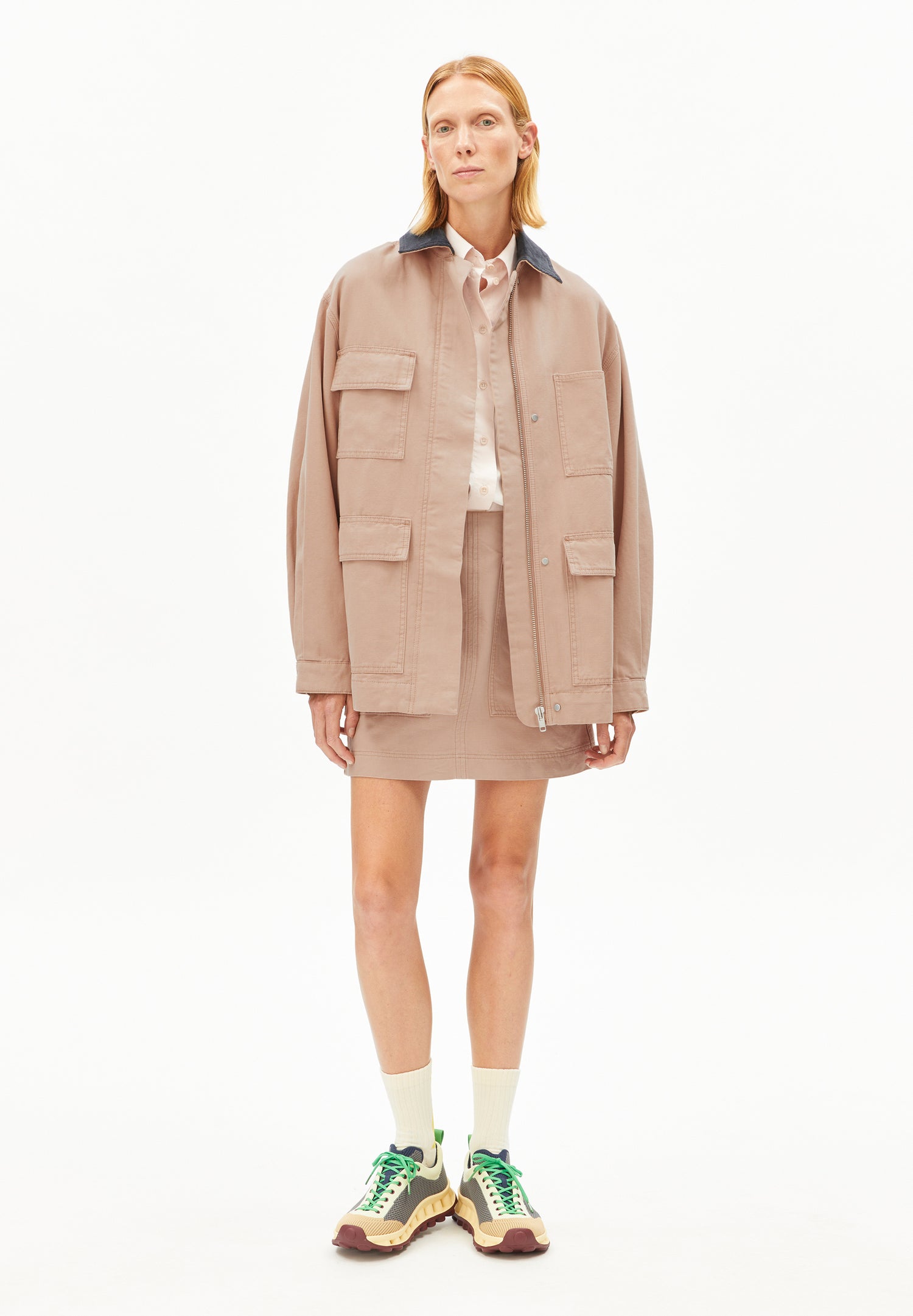 Workwear Canvas Jacke aus Bio-Baumwolle – Oversized Fit