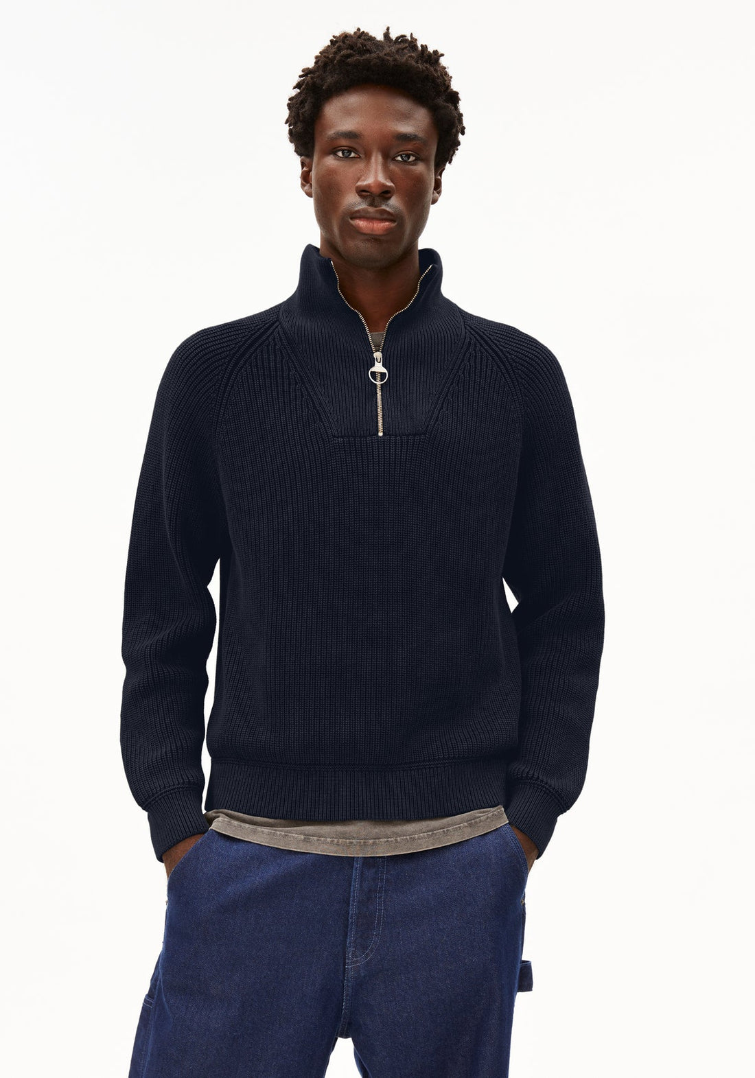 KAALVES GMT DYE Strick Pullover Solid