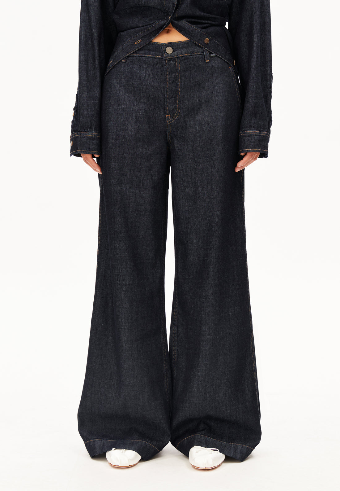 Astraeaas Jeanshose aus Bio-Baumwolle &amp;amp; TENCEL™ – Wide Leg