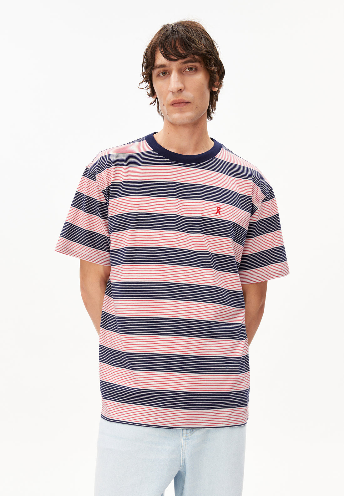 MAARKOS MULTI STRIPES T-SHIRT aus Bio Baumwolle