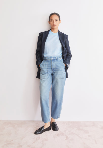 BAARLY CARPENTER BARREL JEANS