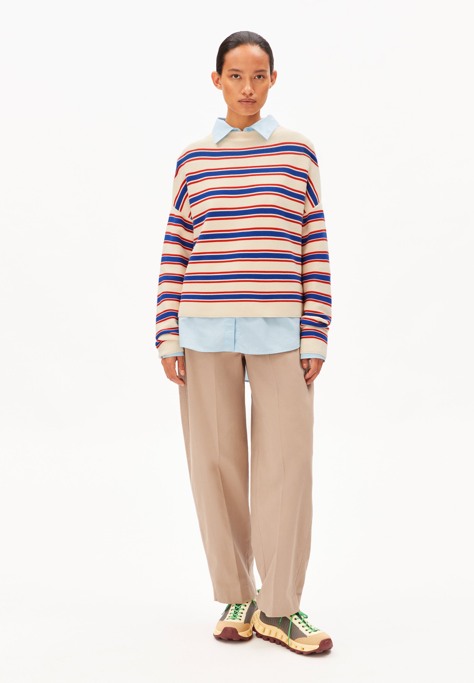 MERINA STRIPES KNIT SWEATER