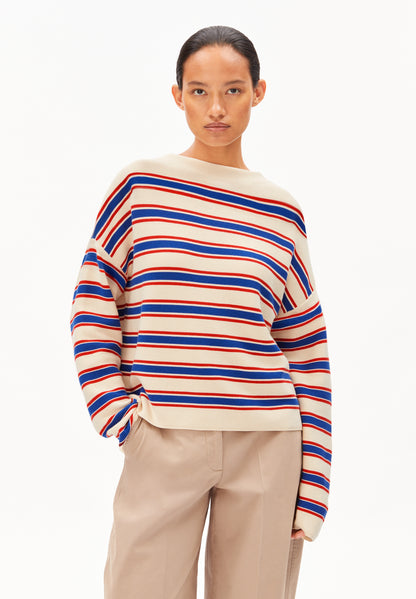 MERINA STRIPES KNIT SWEATER