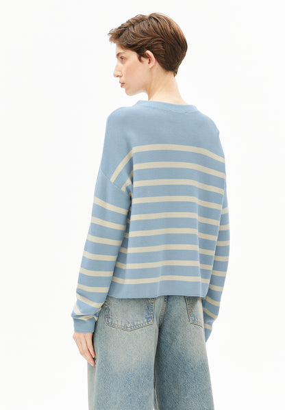 MERINAA STRIPES KNIT SWEATER