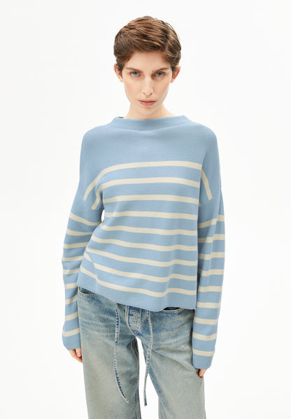 MERINAA STRIPES KNIT SWEATER