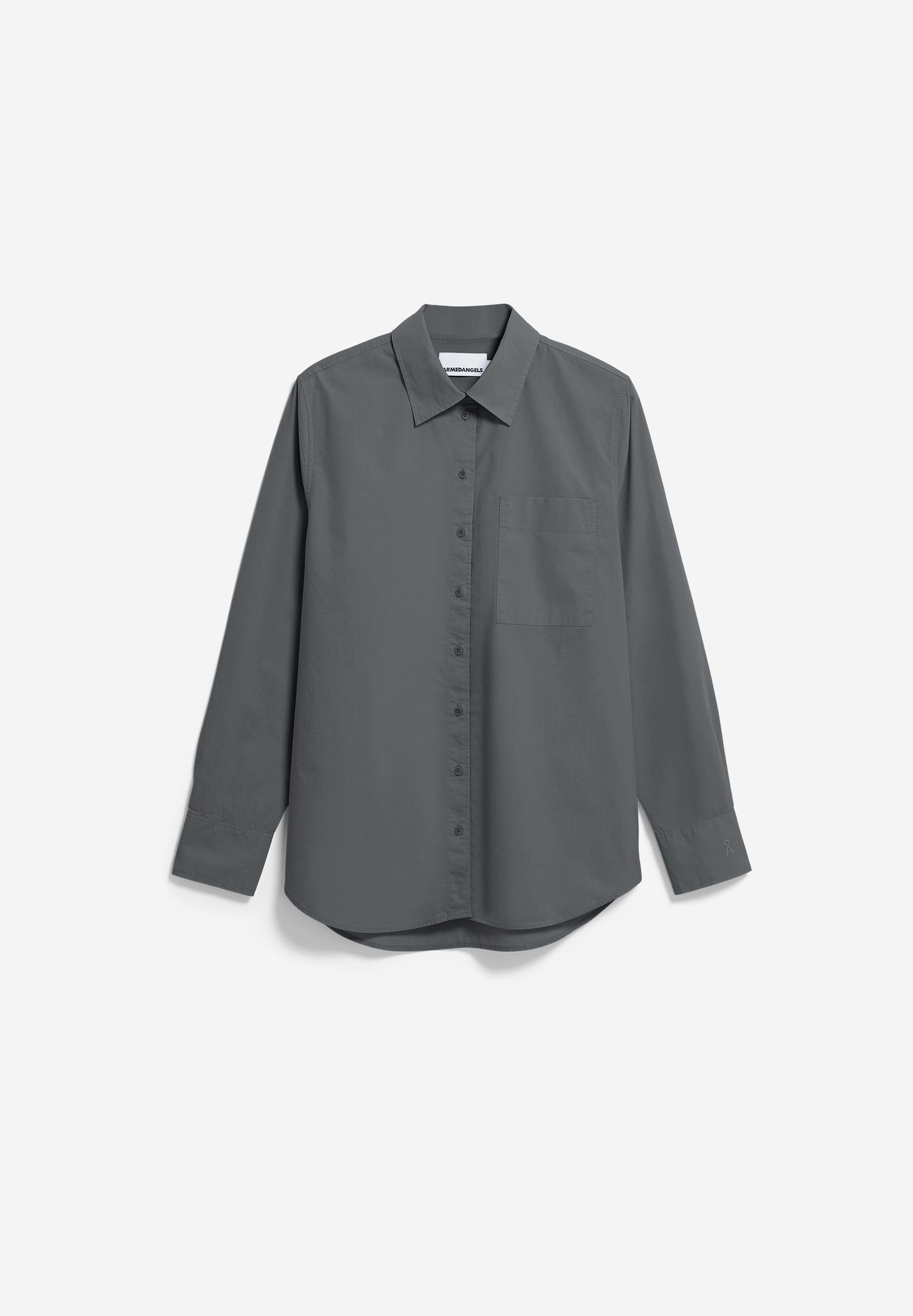 WEITE POPLIN BLUSE 100% BIO-BAUMWOLLE