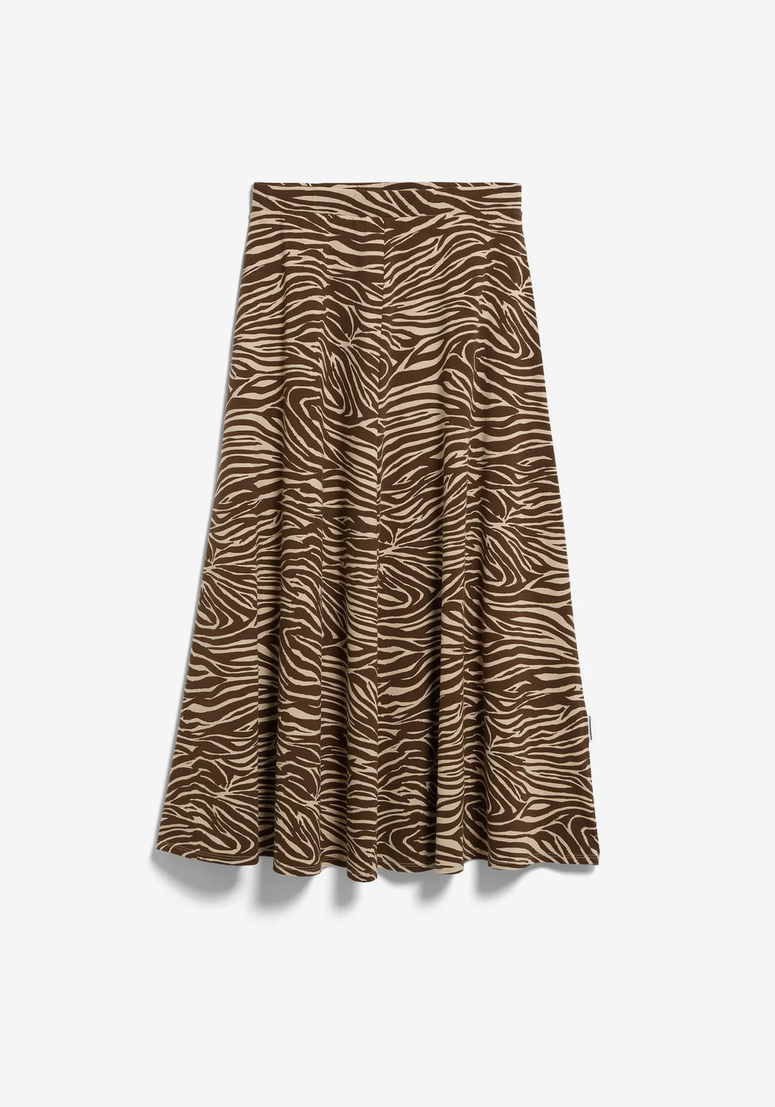 ILENIAA LARAA Zebra Muster Kleid – Midi Kleid aus Bio-Baumwolle