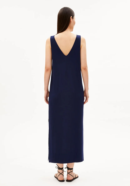 SLEEVELESS  JERSEY-MIDI-KLEID LENZING™ ECOVERO™ Viskose Mix