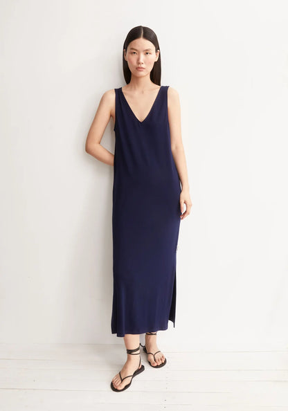 SLEEVELESS  JERSEY-MIDI-KLEID LENZING™ ECOVERO™ Viskose Mix