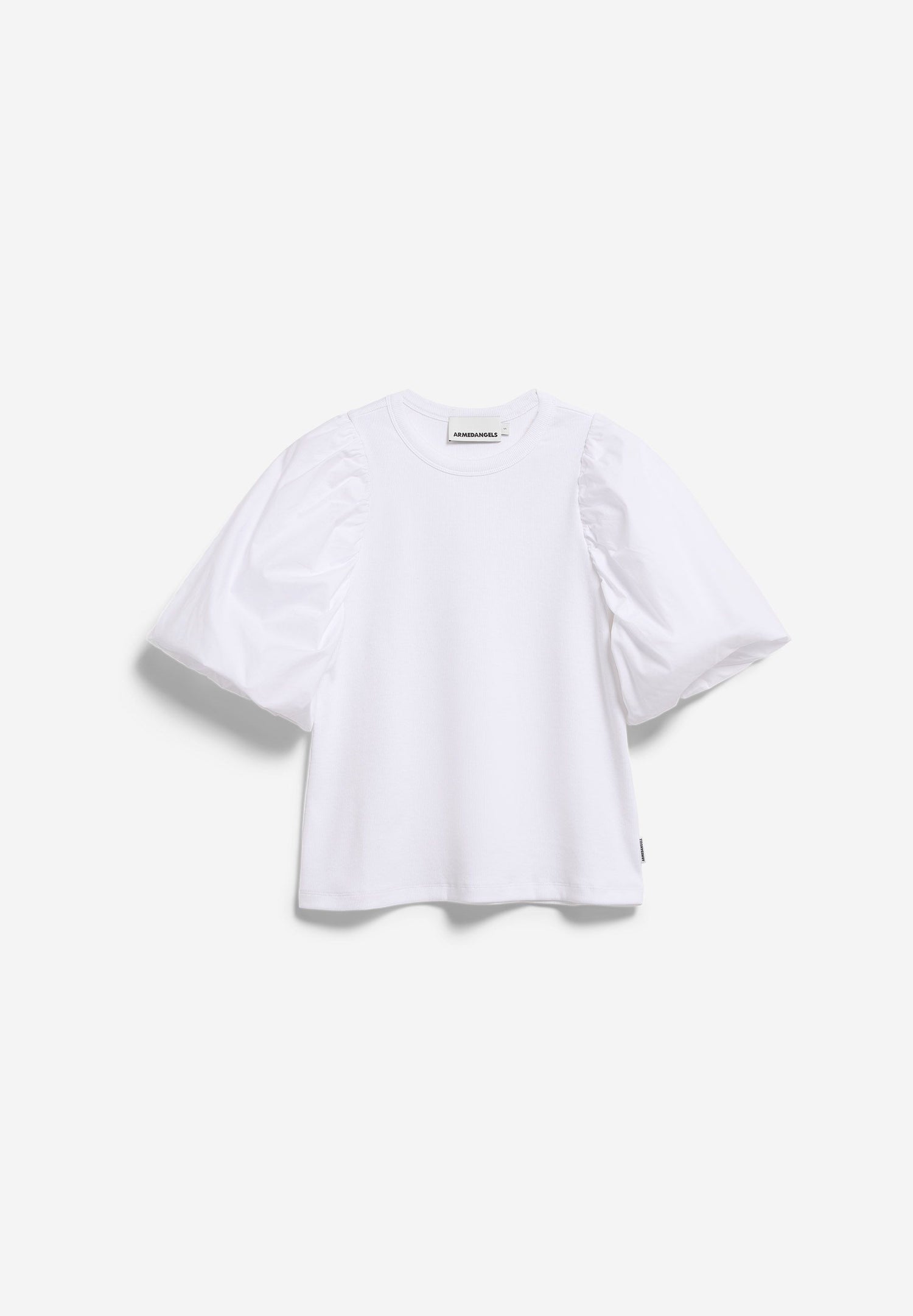 Puff Sleeve T-Shirt - white