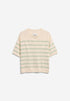 Striped Linen Blend Sweater - undyed-foam