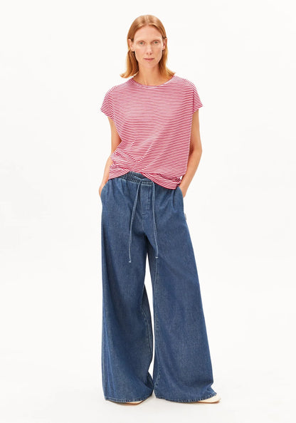 GESTREIFTES JERSEY T-SHIRT  100% Bio-Baumwolle