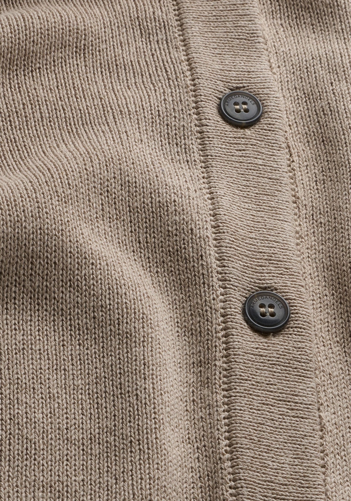 S Sl Linen Blend Knit Cardigan – sandstone
