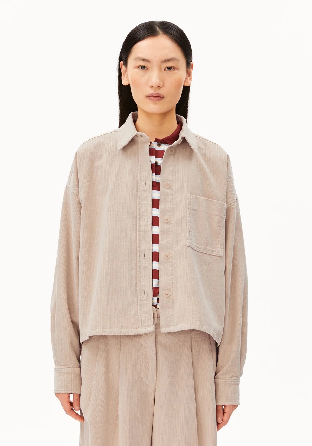 NALAANI CORDUROY BLOUSE