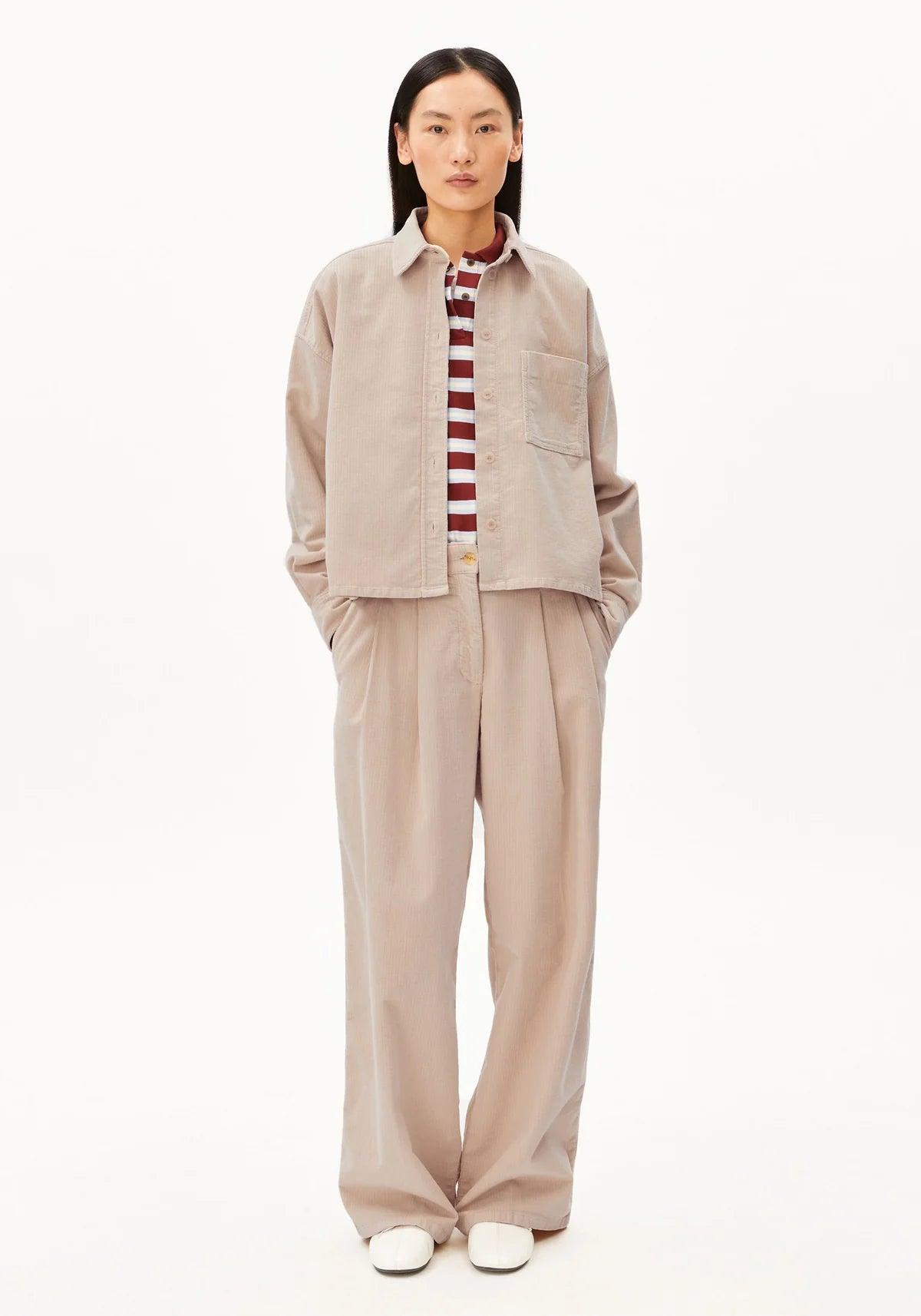 NALAANI CORDUROY BLOUSE