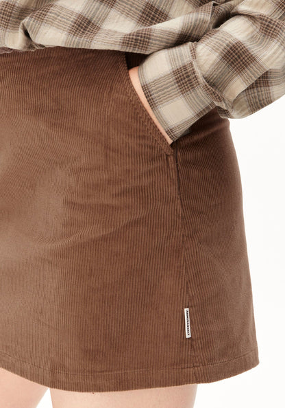 CORDUROY MINI SKIRT