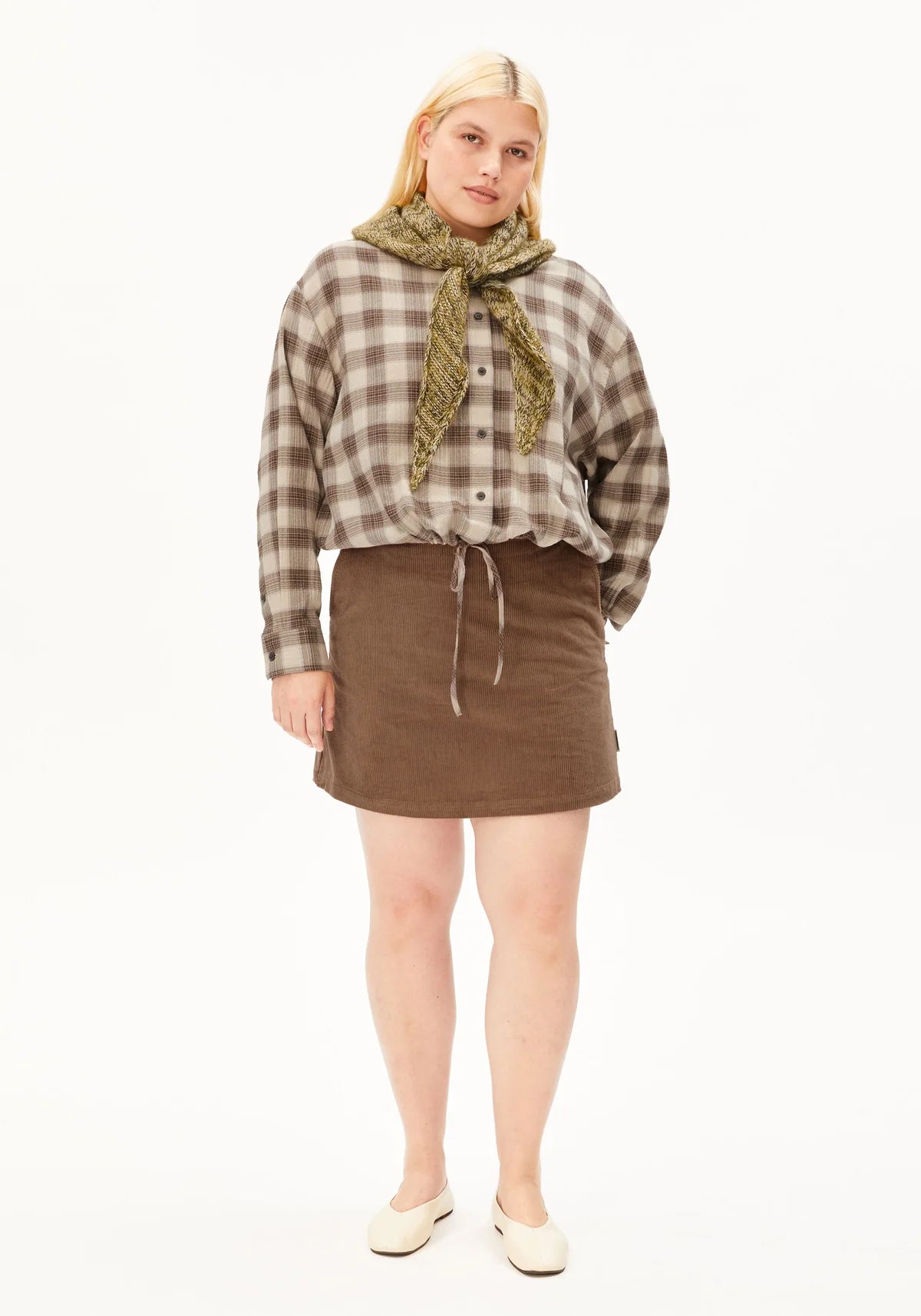 CORDUROY MINI SKIRT