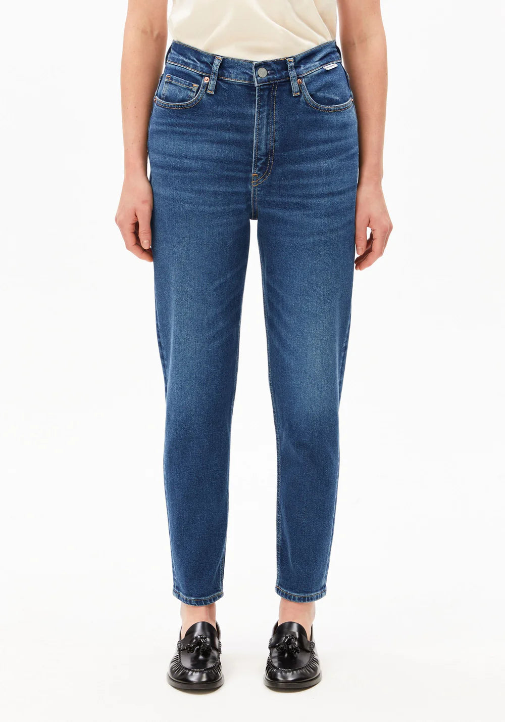 Mairaa Mom Jeans aus recycelter Baumwolle – Comfort Stretch